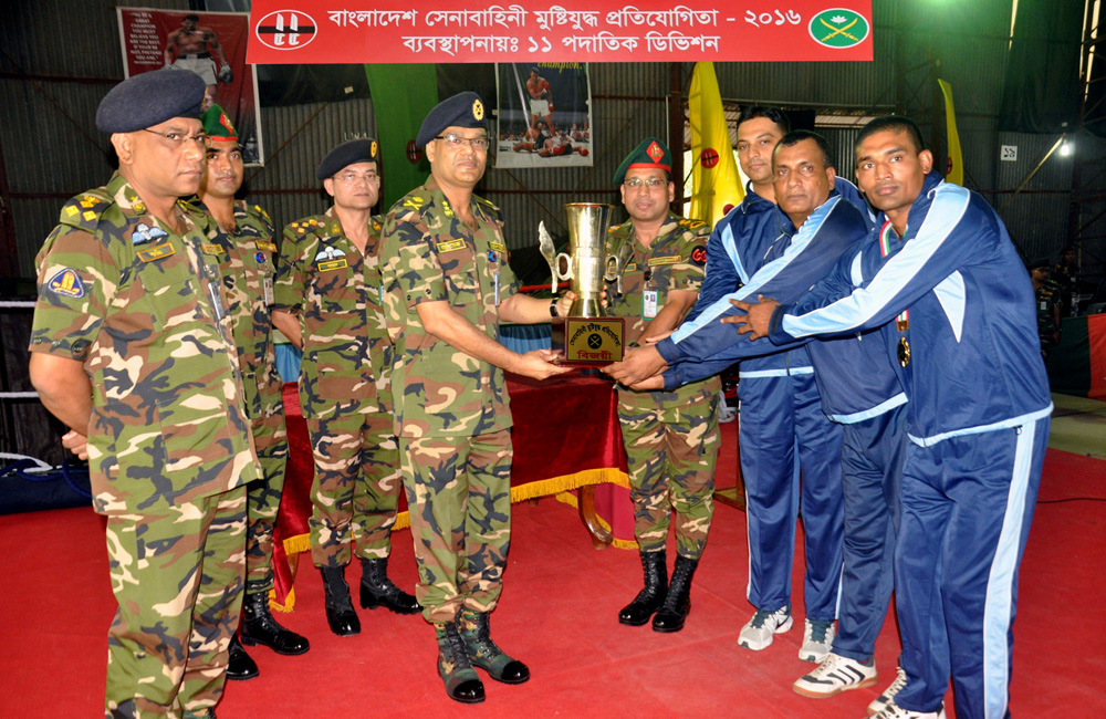 বাংলাদেশ সেনাবাহিনী মুষ্ঠিযুদ্ধ প্রতিযোগিতায় যশোর অঞ্চল দল চ্যাম্পিয়ন