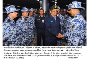 BAF REPLACES CONTINGENT IN MALI 24-12-2017